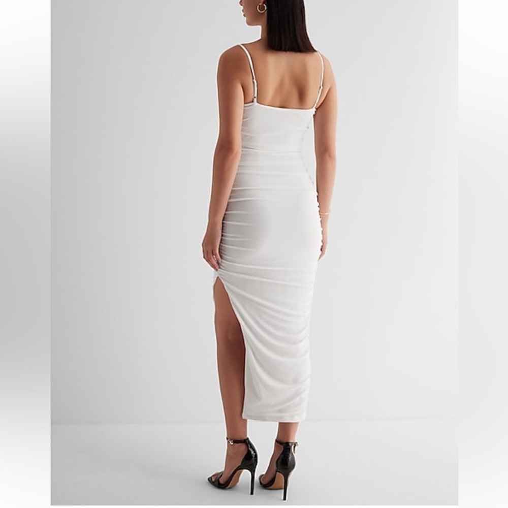 NEW Body contour slit midi dress - Picture 3 of 4